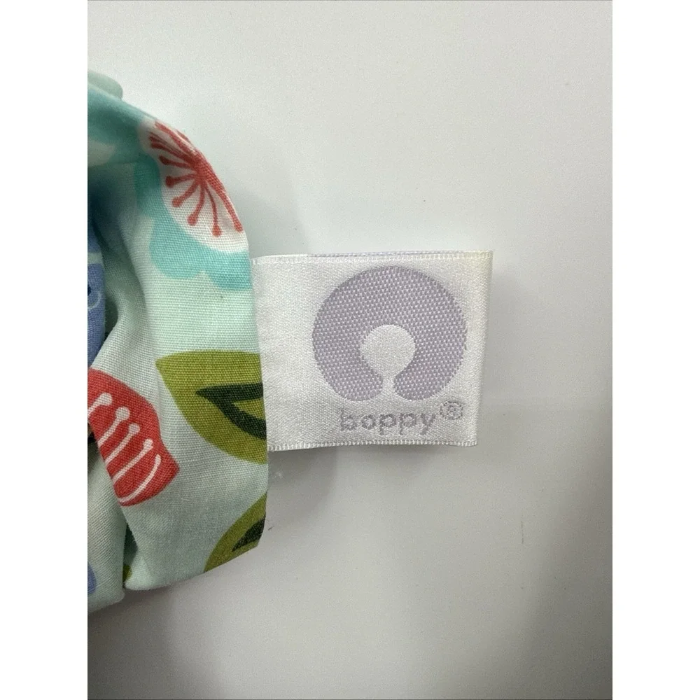 Baby Boppy Nursing pillow Spice Woodland Cover Plus Mint Flower Shower Cover